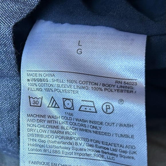 Banana Republic Chamb Work Jacket - Picture 5 of 5